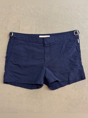 Orlebar Brown Swim Shorts 32 Men's Beach Setter Trunks Navy Blue Lined